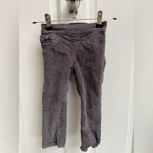 NWOT Gymboree 18-24M Sparkly Gray Corduroy Jean Pants